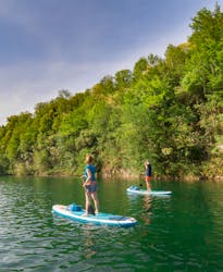 Private stand-up paddle boarding tour on the Soča River